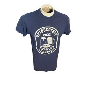 McNellie’s Fassler Hall Oktoberfest 2023 T-Shirt Navy Blue Men M Festival 266